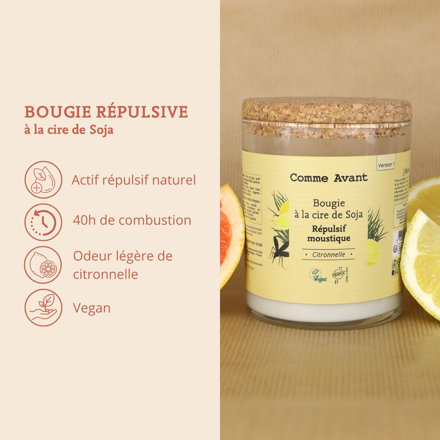 Argument bougie répulsive comme avant