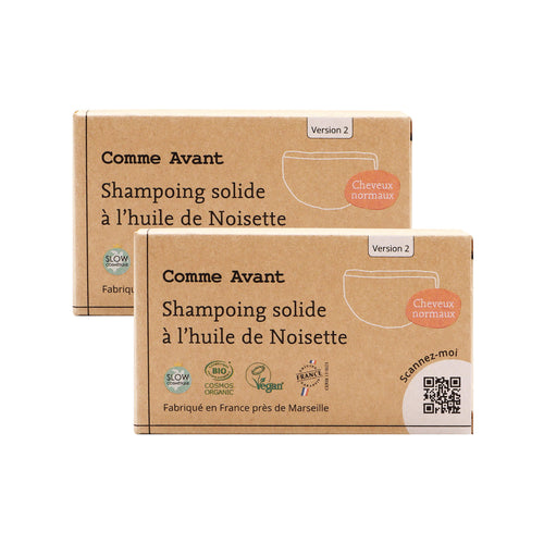 Shampoing à l'huile de noisette cheveux normaux comme avant