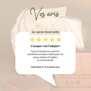 Avez-vous essayé notre savon à l'huile de bourrache ? - Comme Avant