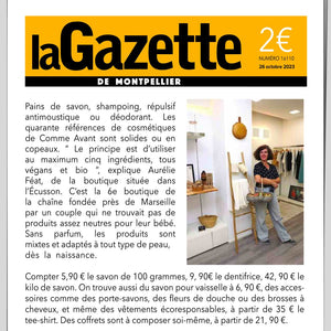 Comme Avant dans la Gazette de Montpellier - Comme Avant