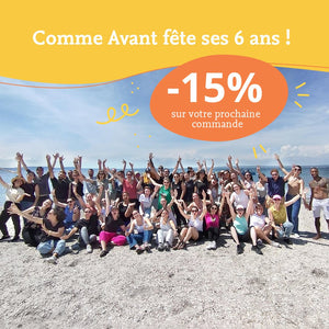 Comme Avant fête ses 6 ans - 15% de réduction - Comme Avant