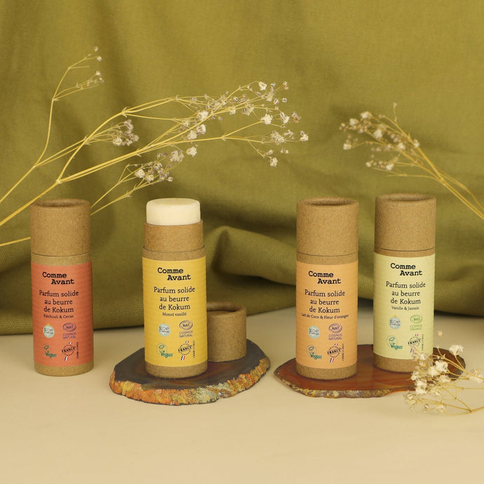 Découvrez nos parfums solides et naturels - Comme Avant