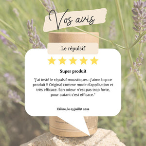 Donnez nous votre avis à propos de notre répulsif - Comme Avant