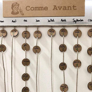 Le calendrier d'anniversaire - Comme Avant