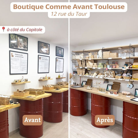 Rénovations de la boutique Comme Avant de Toulouse