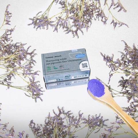 ¿Cómo lavar el cabello con un champú azul amarillento? 