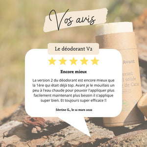 Vos avis sur notre déodorant - Comme Avant