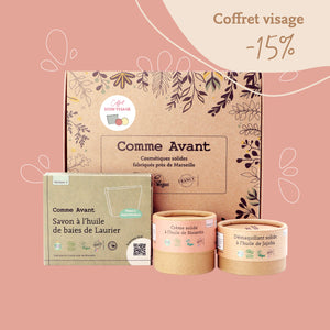 coffret soin visage comme avant cométiques solides