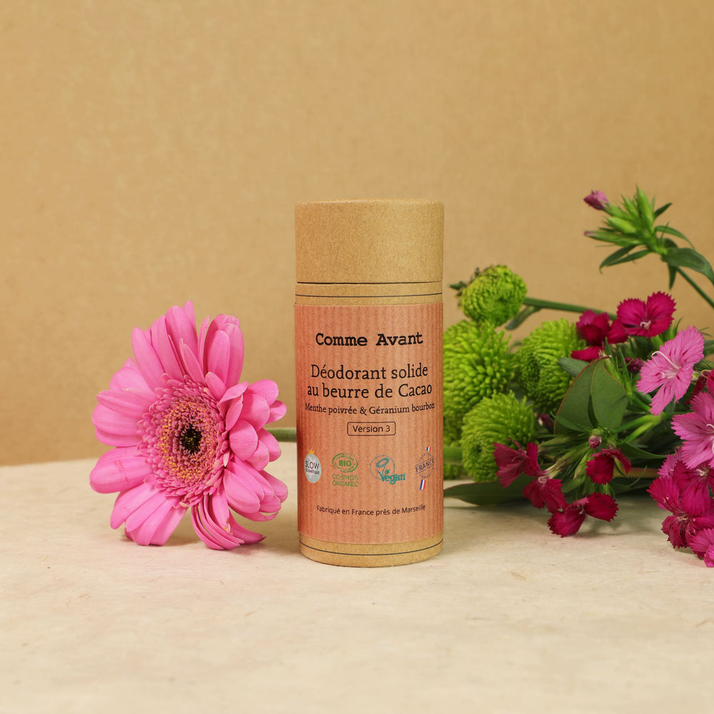 déodorant menthe et géranium éco reponsable et naturel