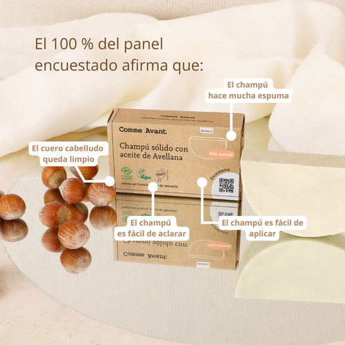 probado por consumidores champú comme avant