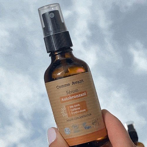Gif utilisation sérum autobronzant