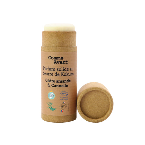 Parfum solide boisé et épicé au beurre de kokum - Version 2