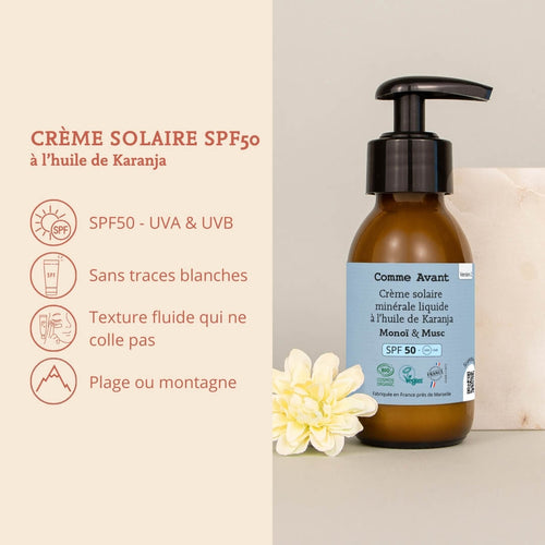 arguments creme solaire liquide comme avant