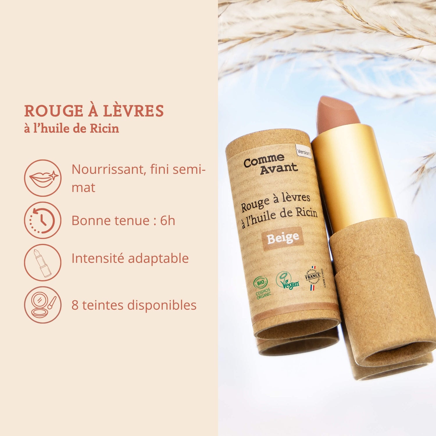 Argument rouges à lèvres comme avant