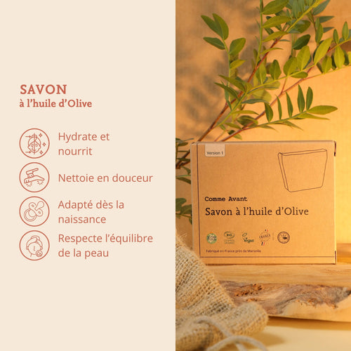 Argument savon olive comme avant