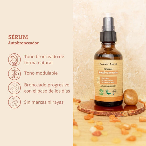 argumentos sérum autobronceador comme avant