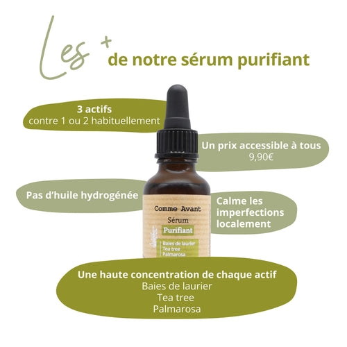 avantages du sérum purifiant comme avant