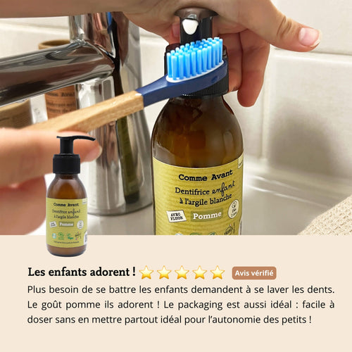 Avis dentifrice pomme comme avant