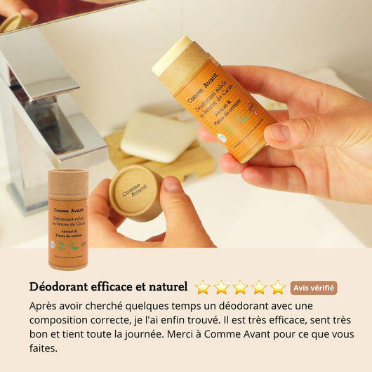 Avis déodorant abricot et fleur de cerisier comme avant