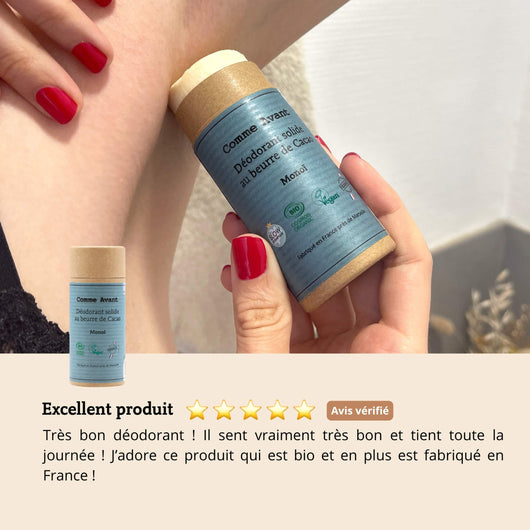 Avis déodorant monoi comme avant