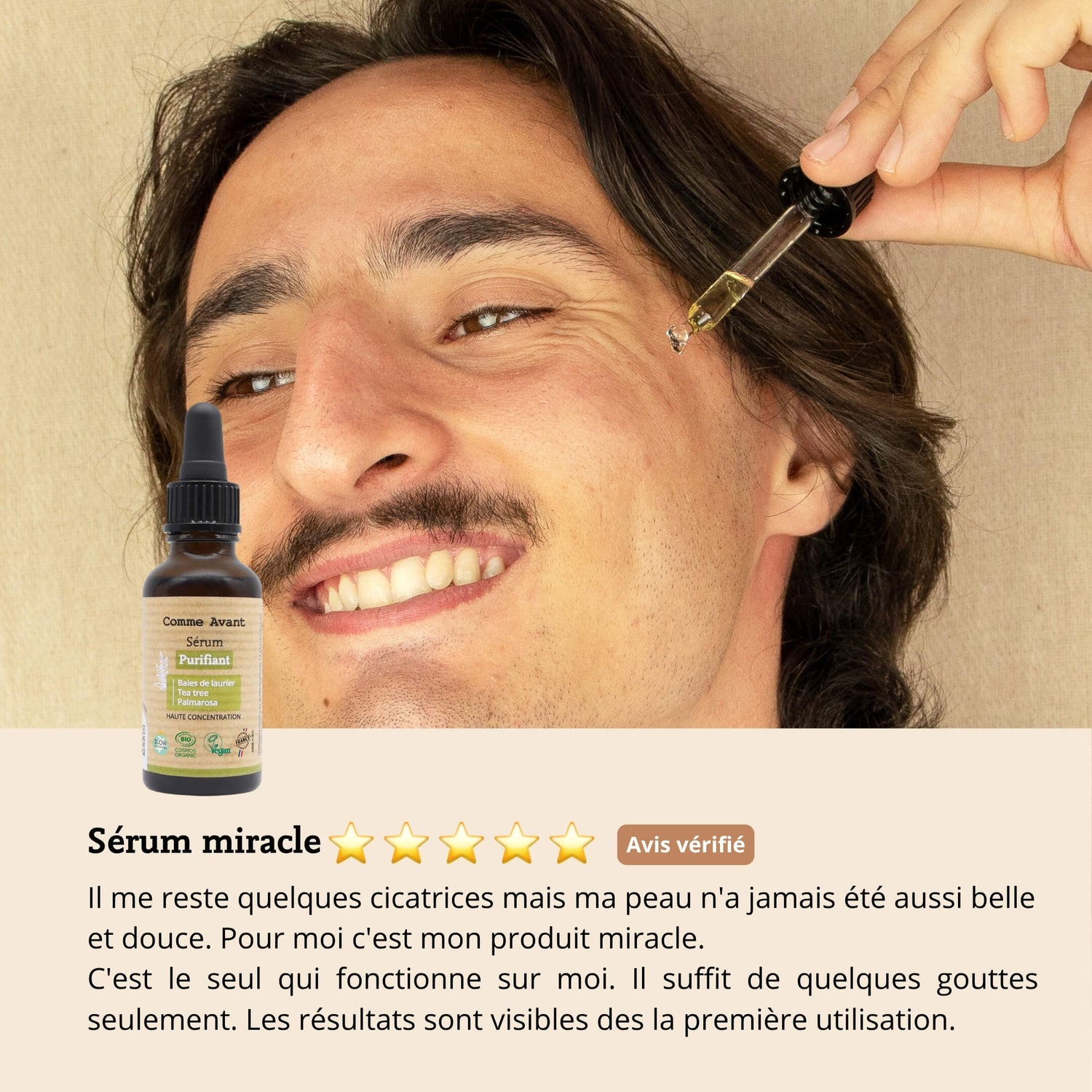 Avis sérum purifiant comme avant