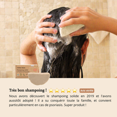 avis client shampoing noisette cheveux normaux comme avant