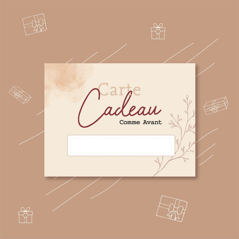 E-carte cadeau bio écologique et dématérialisée