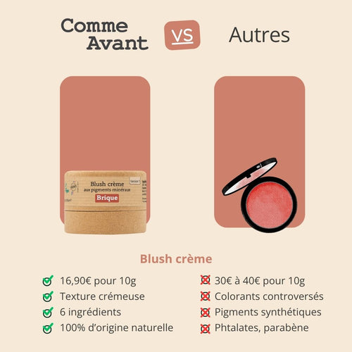 concurrent blush creme comme avant