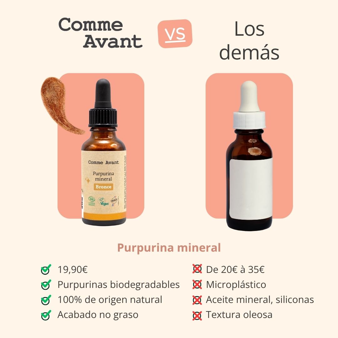 Comme avant vs los demás purpurina comme avant