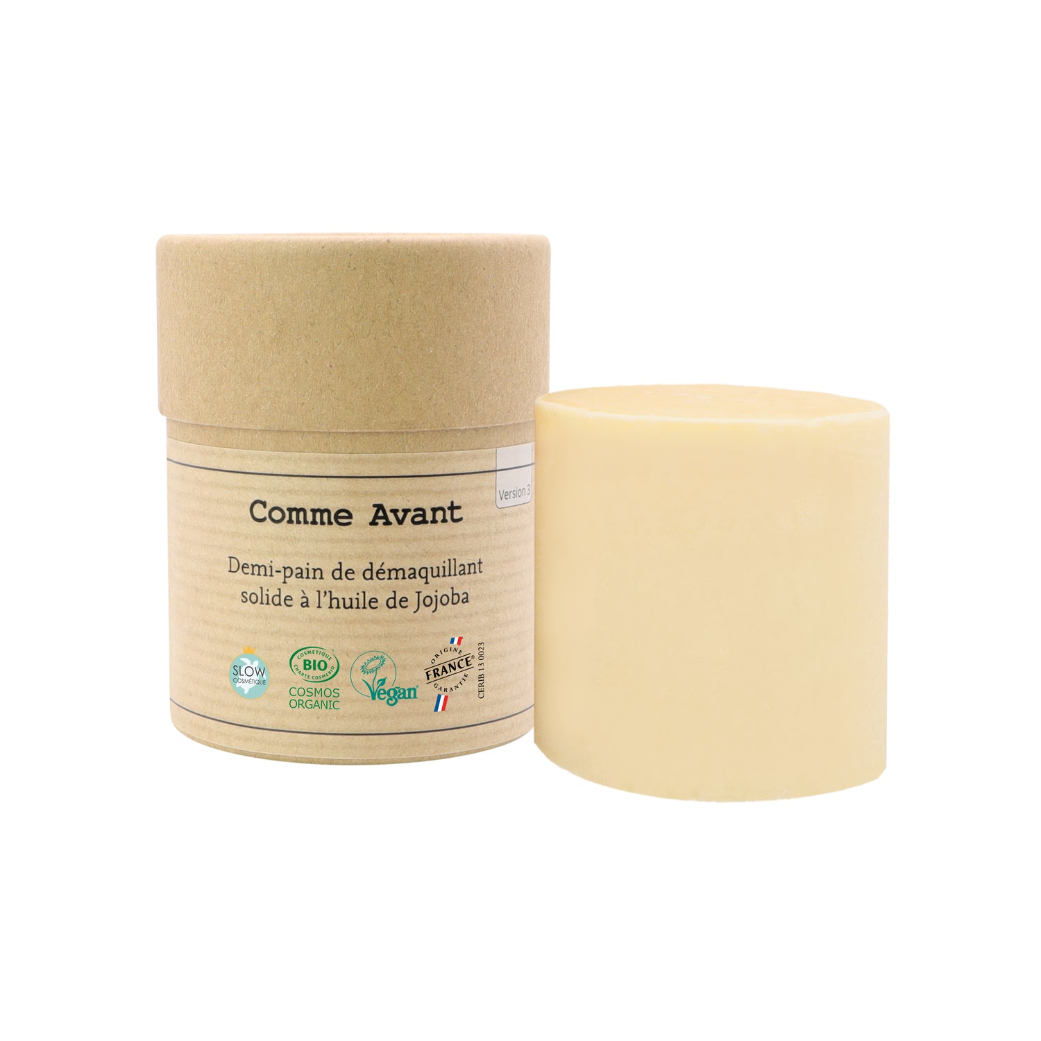 Démaquillant solide comme avant