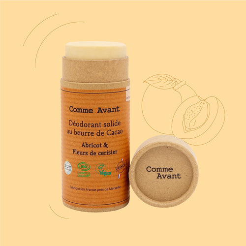 Déodorant solide abricot & fleurs de cerisier - Version 3