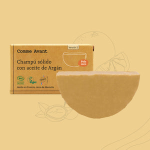 Champú sólido con aceite de Argán pelo seco 