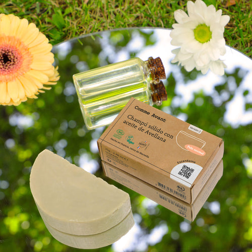 Champú sólido con aceite de Avellana Pelo normal Comme Avant