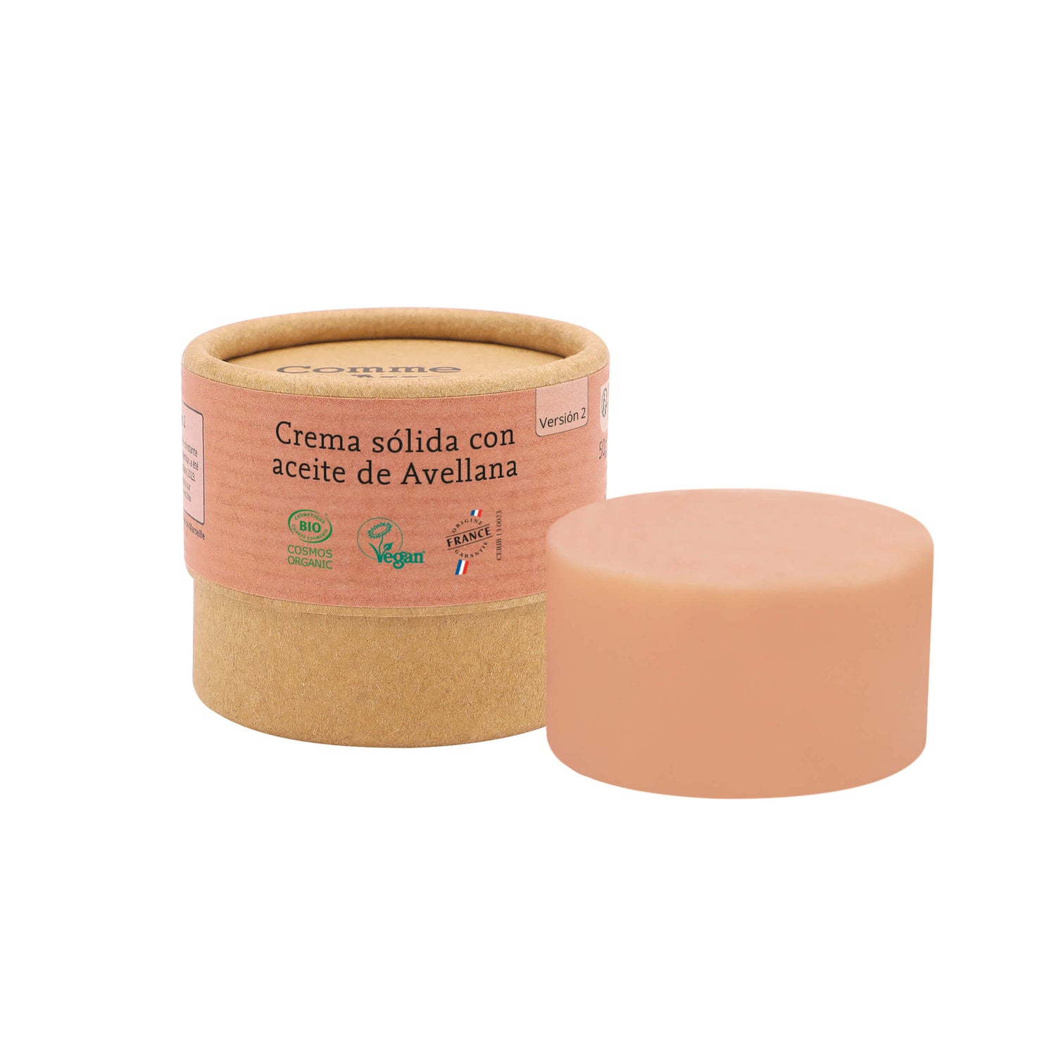 Crema sólida con aceite de Avellana Comme Avant