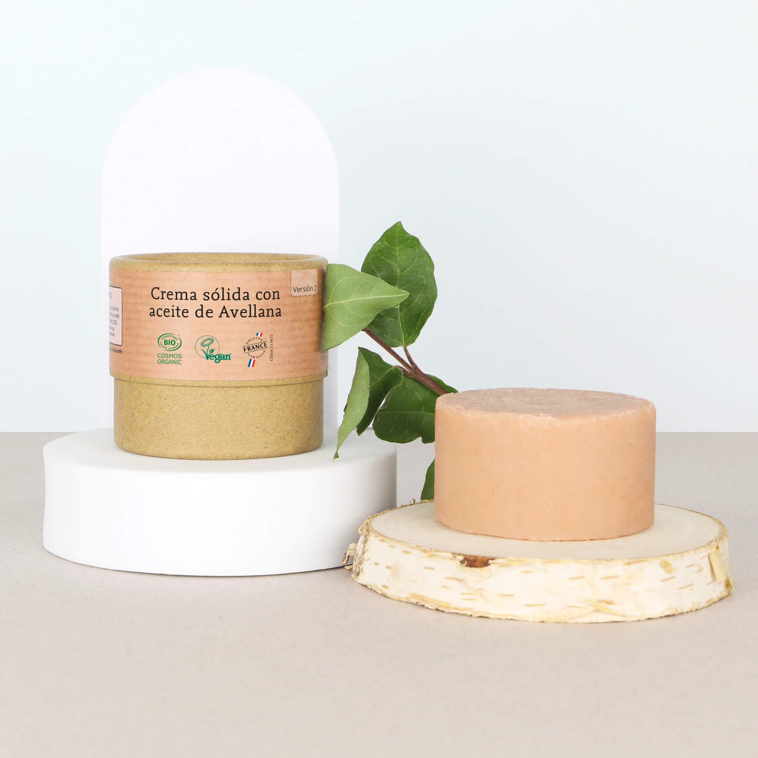 Crema sólida con aceite de Avellana Comme Avant