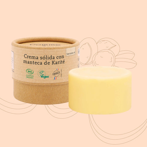 Crema sólida con manteca de karité - Versión 4