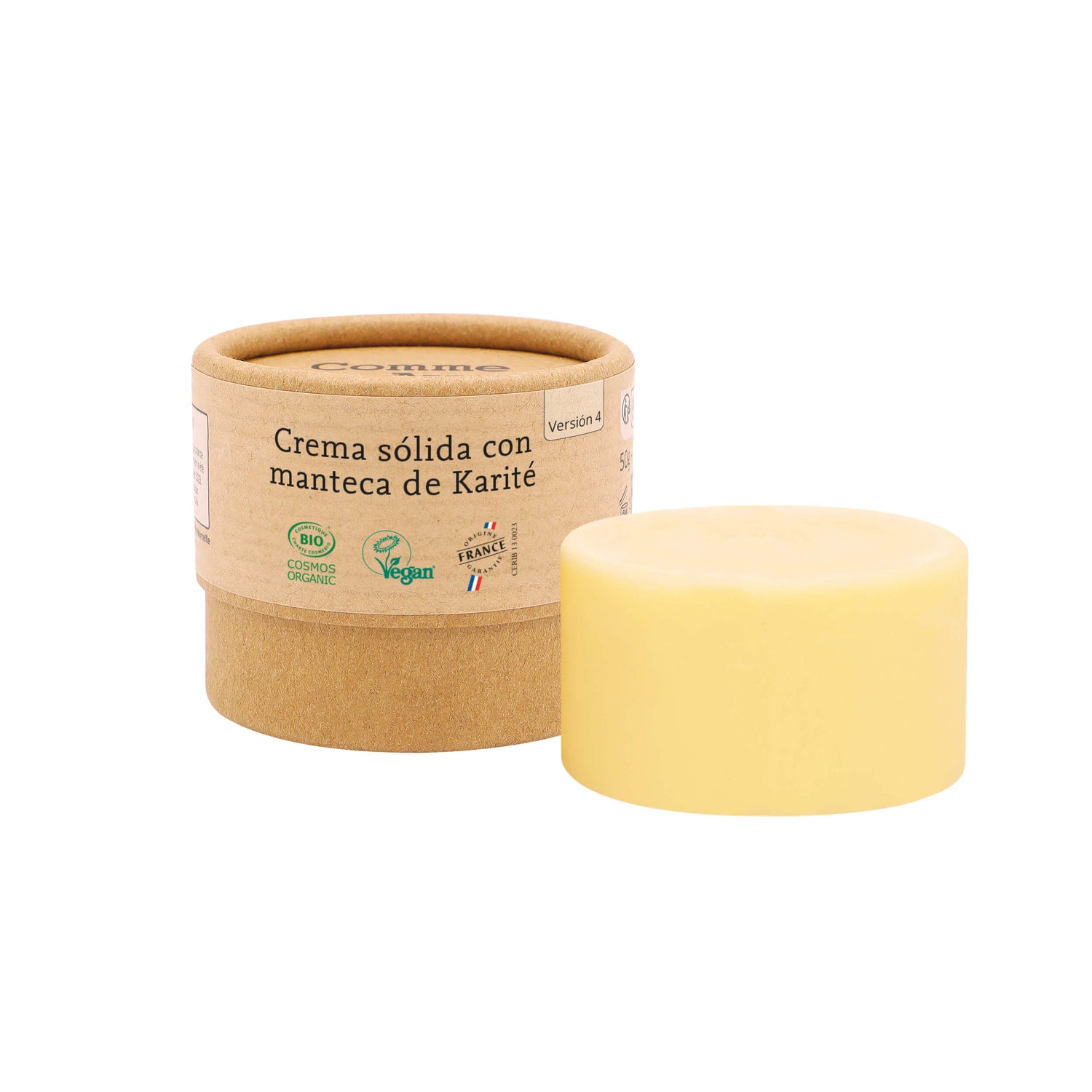 Crema sólida con manteca de Karité Comme Avant