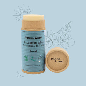 Desodorante sólido de manteca de Cacao Monoi Cacao Comme Avant