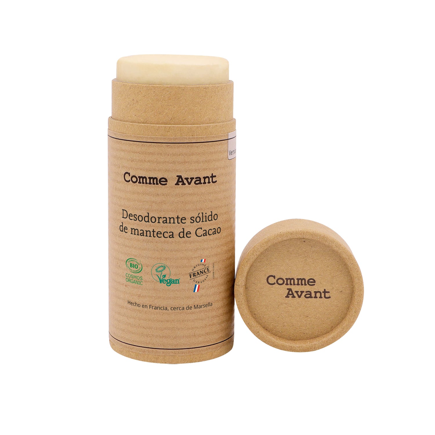 Desodorante sólido de manteca de Cacao Comme Avant