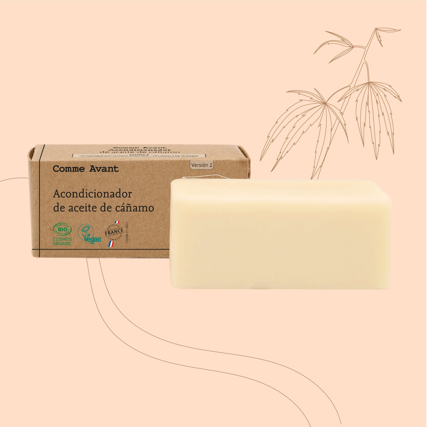 acondicionador de aceite de cáñamo comme avant