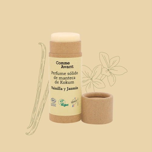 perfume sólido comme avant vainilla y jazmín