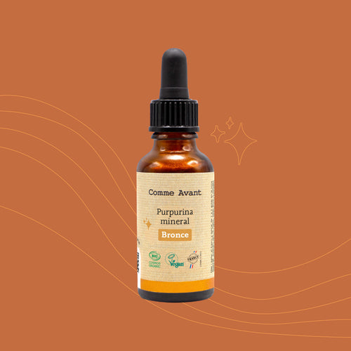 Purpurina mineral comme avant Bronce