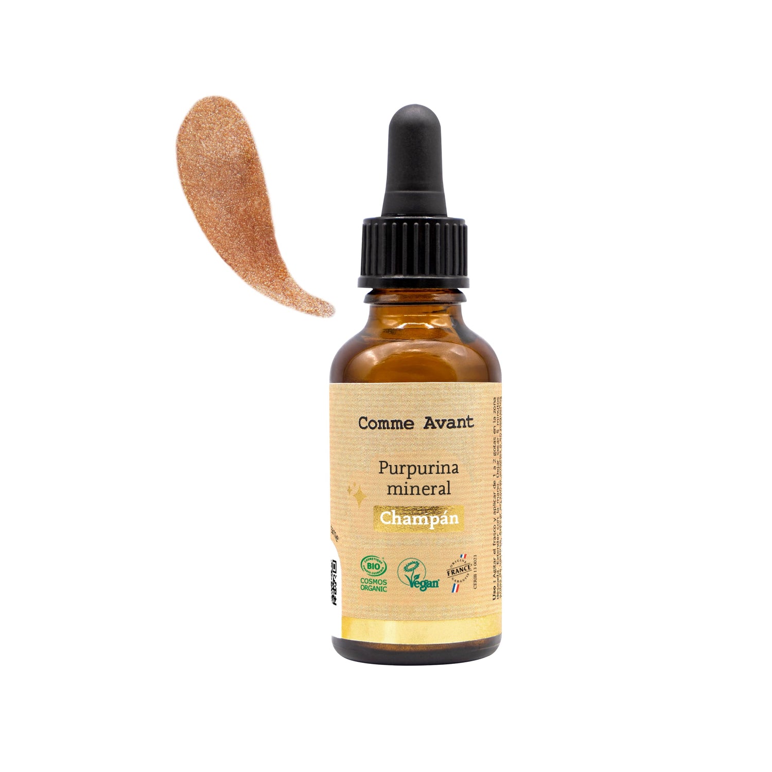 purpurina mineral comme avant champan