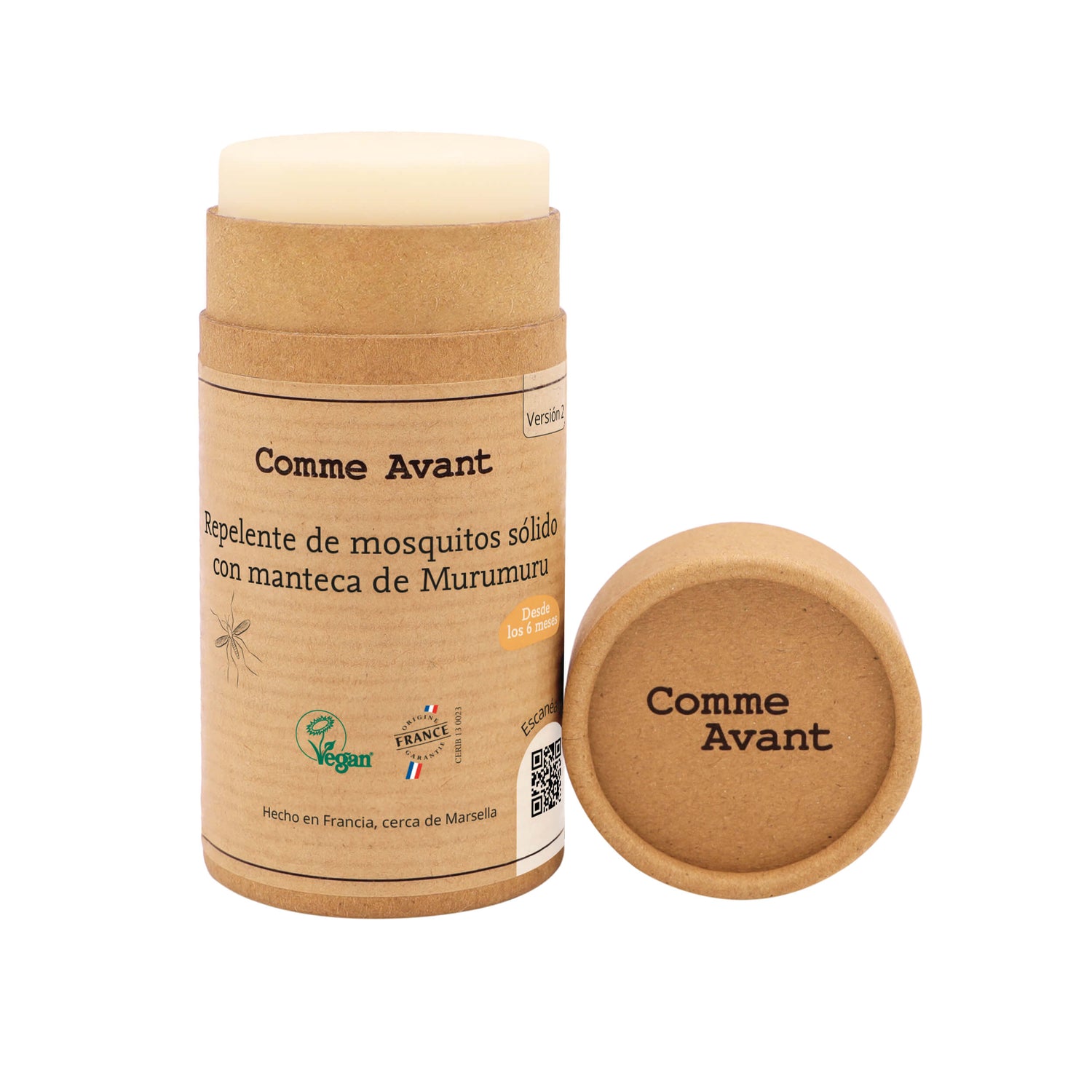 Repelente de mosquitos sólido con manteca de Murumuru Comme Avant