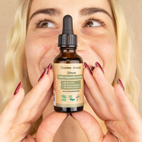 Sérum Anti-imperfecciones Zinc PCA Gluconolactona Ácido succíníco Comme Avant