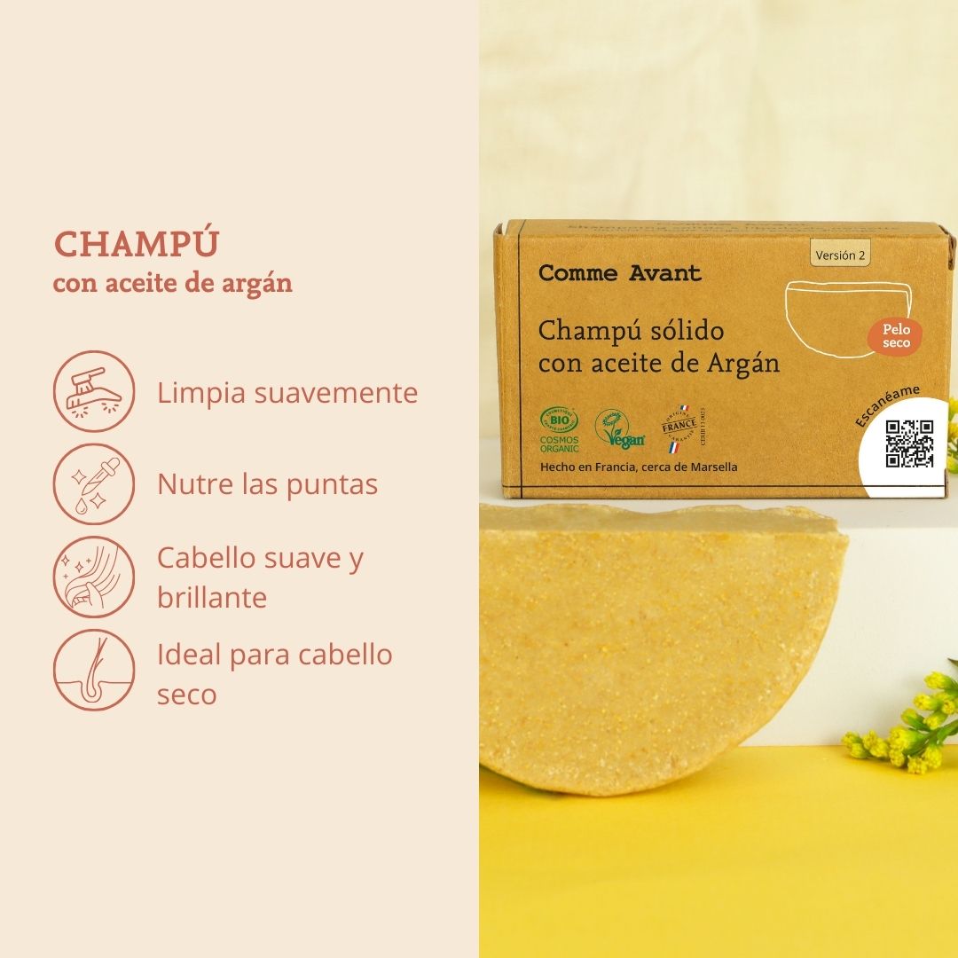 champu con aceite de argan comme avant