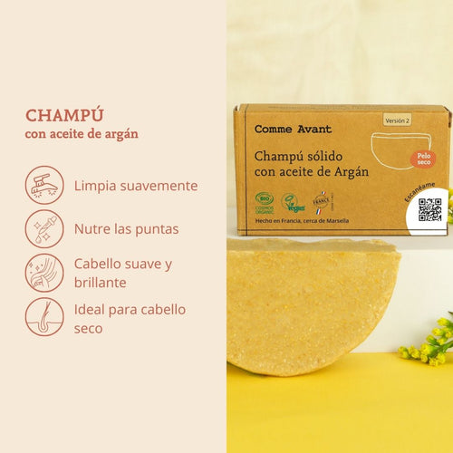 champu con aceite de argan comme avant
