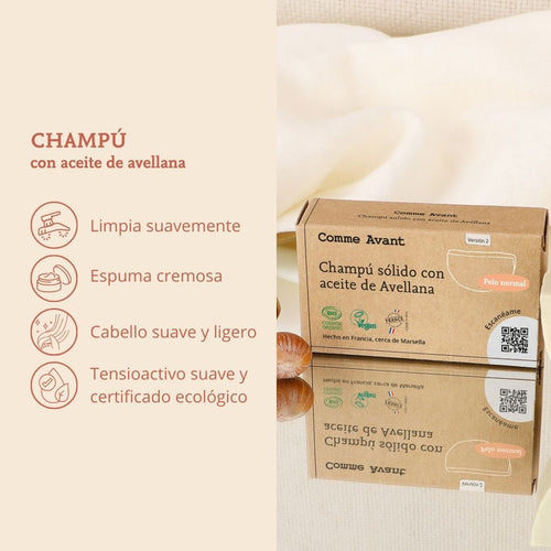 champu con aceite de avellana