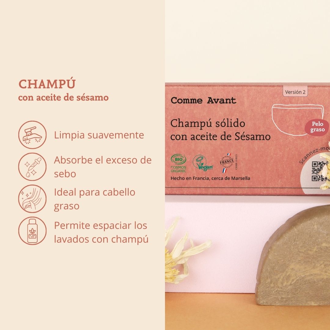 champu con aceite de sésamo 
