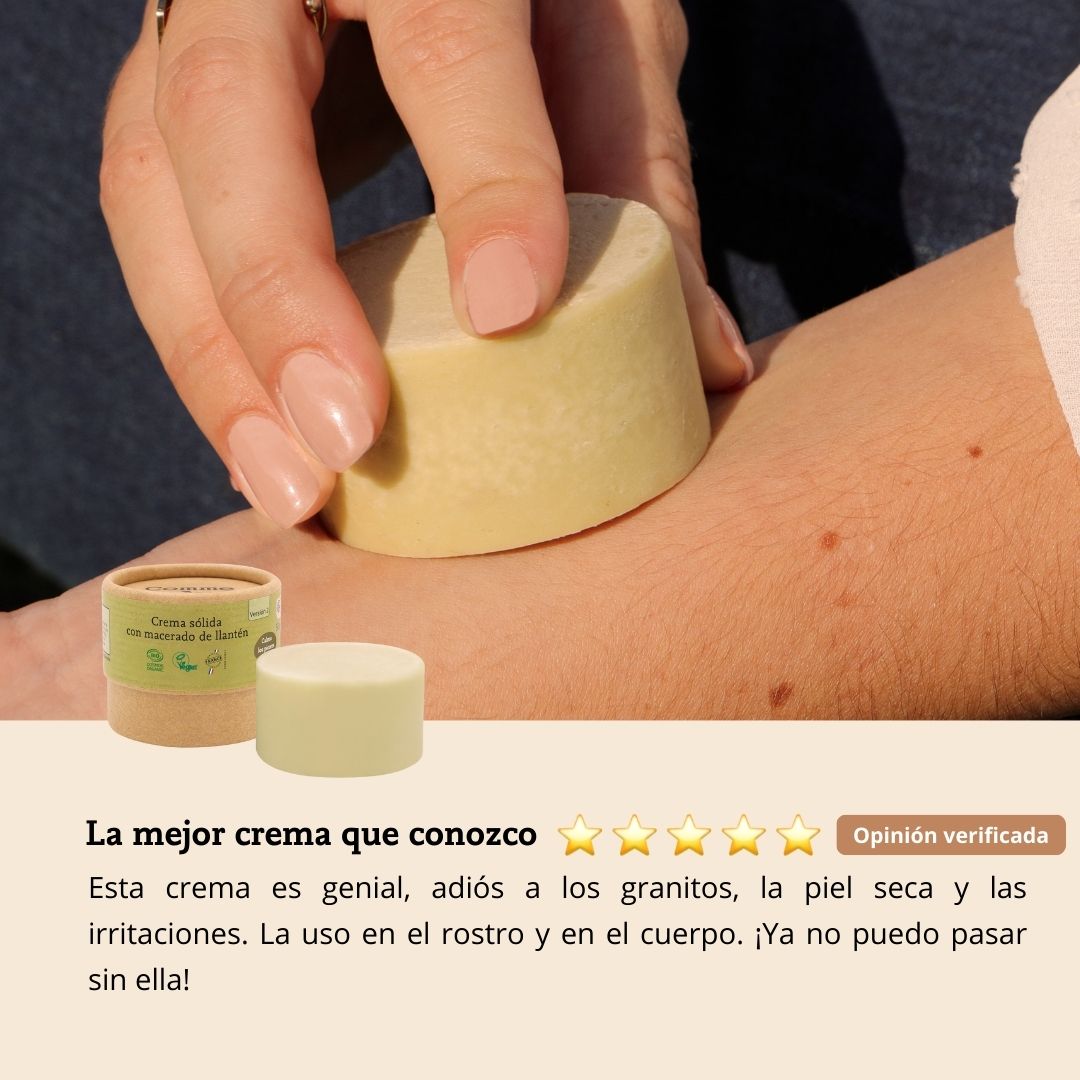 opinión crema macerado llantén comme avant